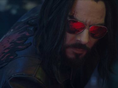 Cosplayer als Johnny Silverhand