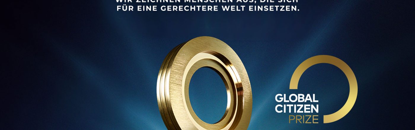 Der Global Citizen Prize 2020.