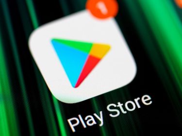 Google Play Store Logo auf Android-Smartphones 2021