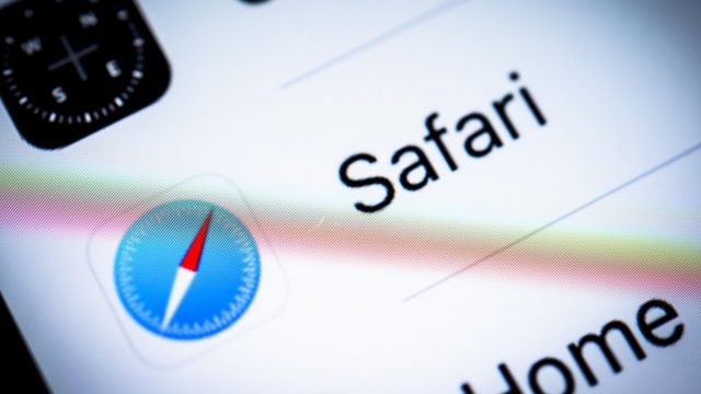 Logo von Safari auf dem iPhone.