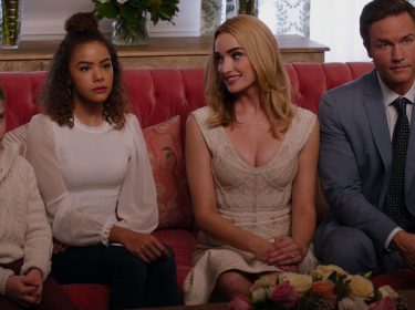 Austin (Diesel La Torraca), Ginny (Antonia Gentry), Georgia (Brianne Howey) und Bürgermeister Paul Randolph (Scott Porter) in der Serie 