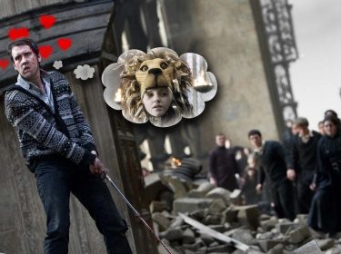 Neville denkt auf dem Schlachtfeld an seine große Liebe Luna