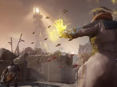 Ein Charakter in Outriders