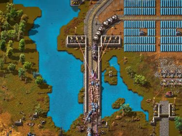 Ein Beißer-Angriff in Factorio