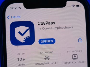 Screenshot der CovPass-App im App Store