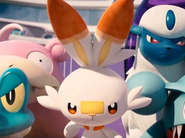 Froxy, Hopplo und Absol aus Pokémon Unite