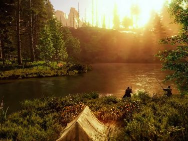 Zwei Angler in New World