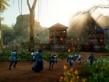 Ein Außenposten im neuen Außenpostensturm von New World