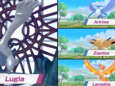 Die legendären Vögel und Lugia in Pokémon: Leuchtende Perle
