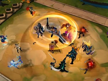 Der Beginn eines Kampfes in TFT: Teamfight Tactics