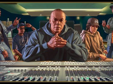 Dr. Dre am Mischpult in GTA Online.