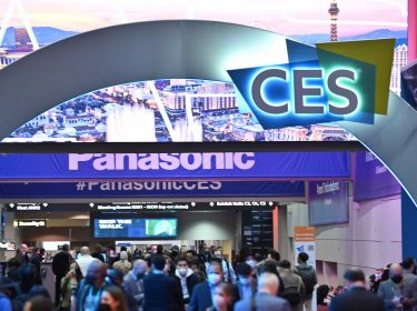 Der Eingang der CES 2022