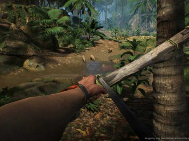 Einblick in das VR-Game Green Hell