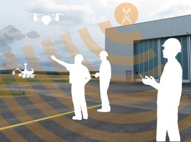 Eine Grafik die den Einsatz von Technologien bei der Waldbrandbekämpfung zeiigt