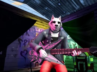 Ein Werwolf spielt Gitarre in Sims 4