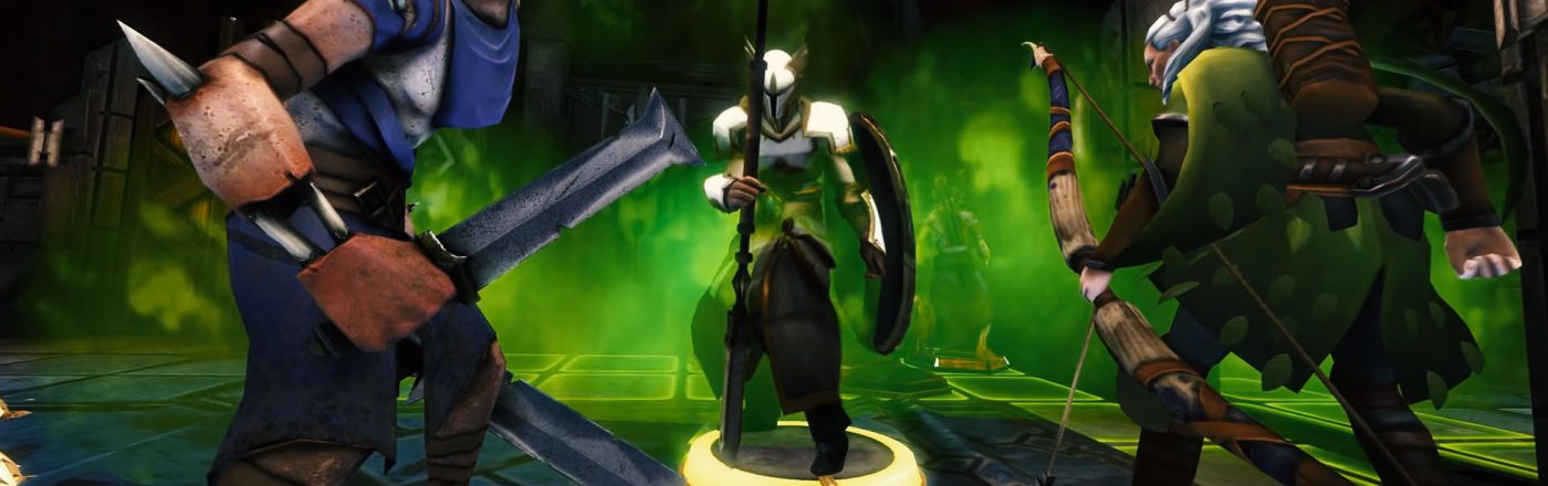 Die Ingame-Ansicht vom Spiel Demeo auf der Meta Quest 2