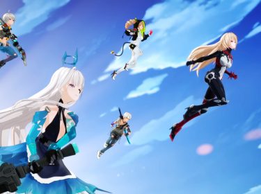 Einige Charaktere aus Tower of Fantasy schweben in der Luft