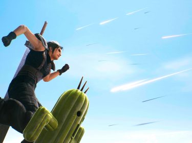 Zach und Cactuar von Final Fantasy