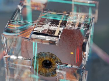 Science Eye Auge mit Chip