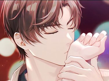 Ein Charakter küsst in Tears of Themis eine Hand