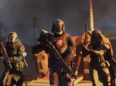 Drei Charaktere aus Destiny 2