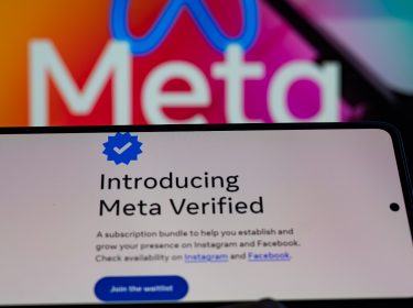 Meta Verified / blauer Haken