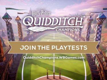 Spielfeld des Multiplayer Harry Potter-Spiels Harry Potter: Quidditch Champions