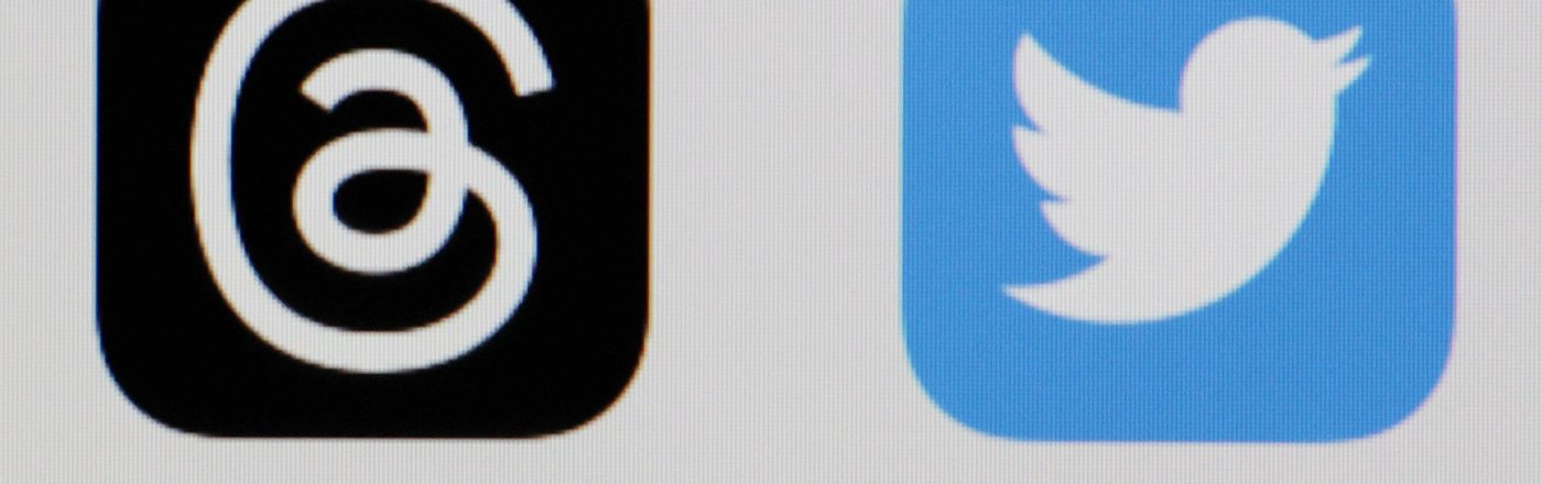 Threads und Twitter (Logos)