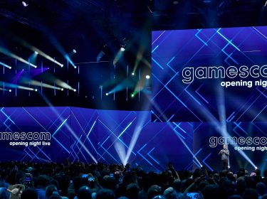 Kulisse der gamescom Opening Night Live