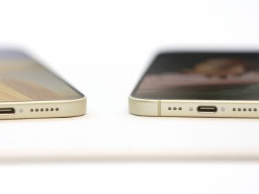 iPhone 15 mit USB-C-Buchse