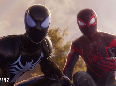 Peter und Miles schauen in die Kamera