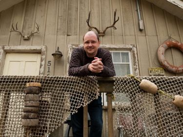 Mike Flanagan beim Dreh von 