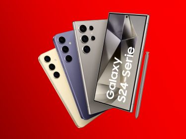 Fächer der neuen Samsung Galaxy S24-Serie