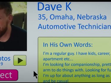 Dating-Profil Screenshot