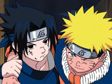 Zwei Figuren aus einem Anime