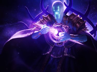 Das Last-Epoch-Zeichen in den Händen einer Kreatur