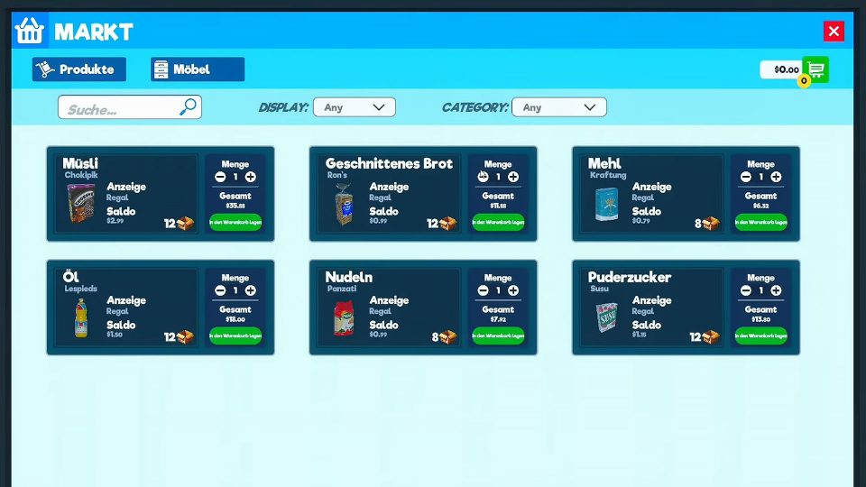Supermarket Simulator Tipps, Cheats, Preise bestimmen und mehr