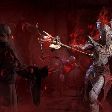 Ein:e Spieler:in kämpft gegen die Diener der Hölle in Diablo 4