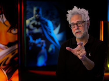 Regisseuer James Gunn während eines Interviews.