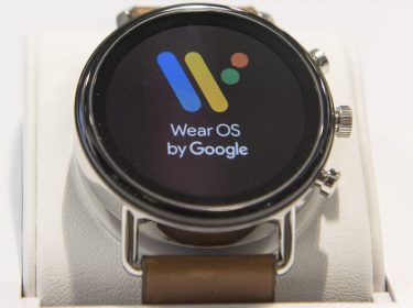 Eine Smartwatch mit dem 