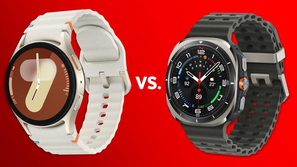 Galaxy Watch7 vs. Galaxy Watch Ultra Der Vergleich