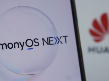 Das Display eines Smartphones, auf dem HarmonyOS Next läuft