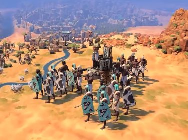 Ein Herrscher und seine Armee in Civilization VII