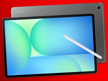 Das Galaxy Tab S10 FE+ in der Farbe Grau.