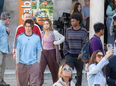 Dreharbeiten in der Altstadt von Dubrovnik.