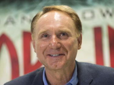 Der Autor Dan Brown bei einem Auftritt auf der Frankfurter Buchmesse 2017