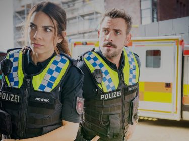 Isa (Lilli Hollunder) und Kris (Marc Barthel) in der ZDF-Seire 