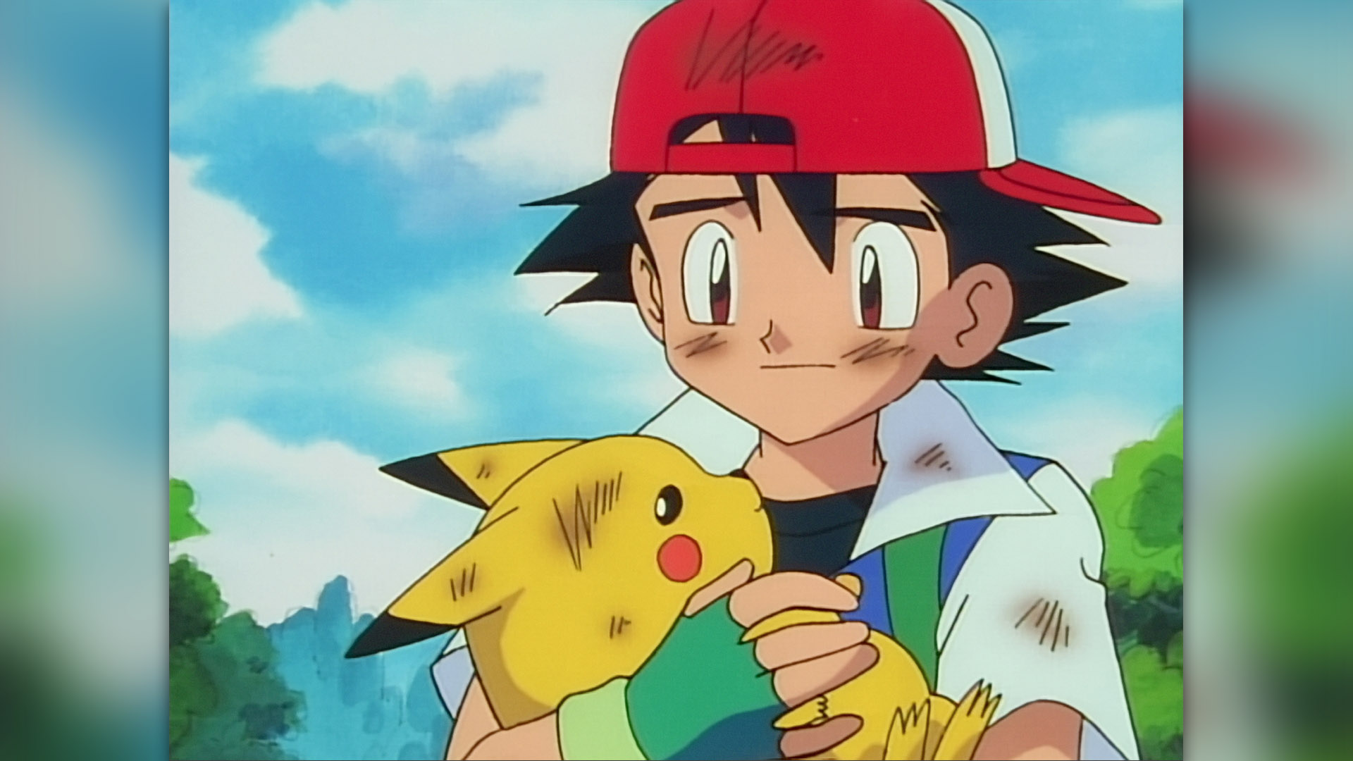 Ash und Pikachu in der Pilotfolge von „Pokémon“