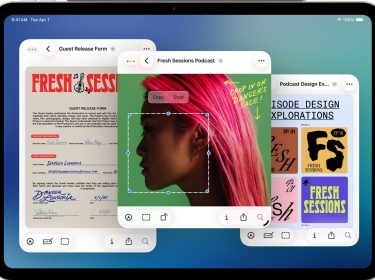 Ein iPad zeigt auf dem Display das Betriebssystem iPadOS 26.