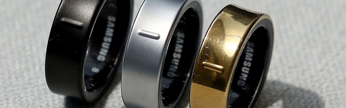 Samsungs Galaxy Ring wird in einem Samsung-Store im Juli 2024 ausgestellt